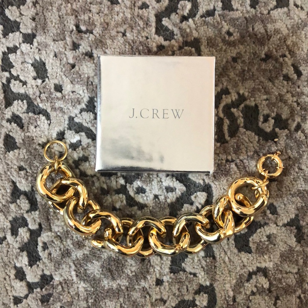 NWOT J. CREW Gold Link Bracelet